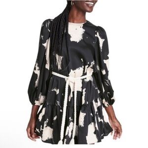 #29 ALEXIS FOR TARGET ABSTRACT COW PRINT TIERED DRESS SIZE XL